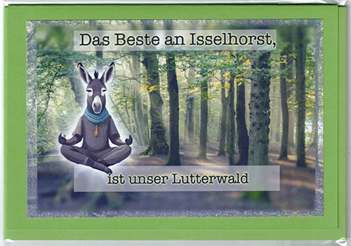 Fotokarte Das Beste an Isselhorst ist unser Lutterwald