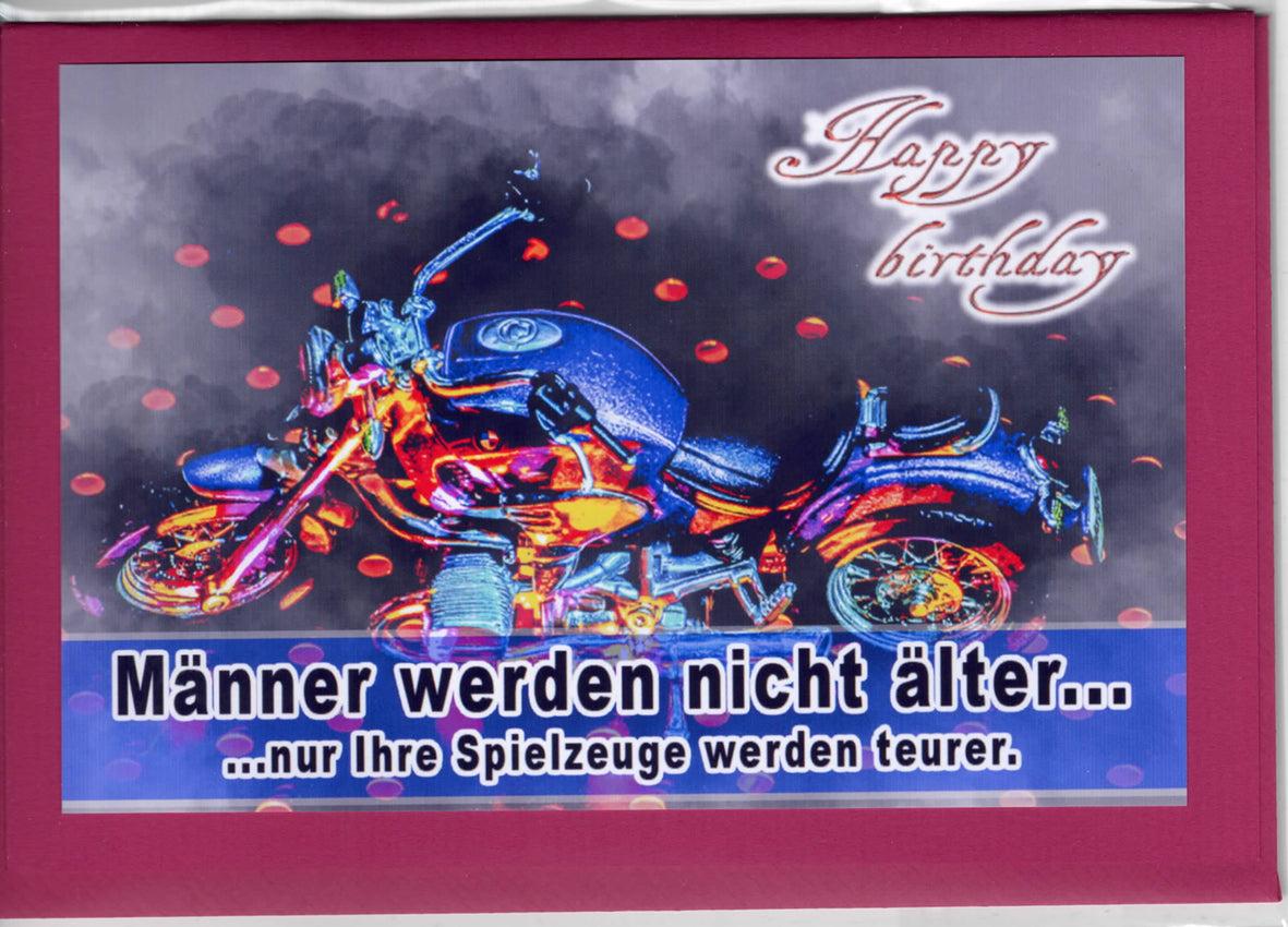 Fotokarte Happy Birthday