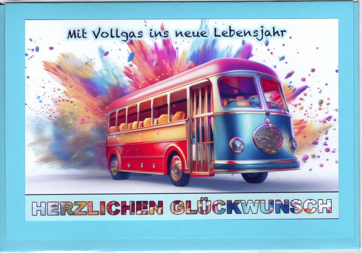 Fotokarte Herzlichen Glückwunsch