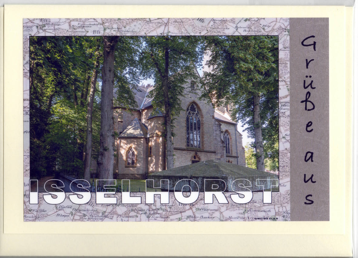 Fotokarte Grüße aus Isselhorst- Kirche