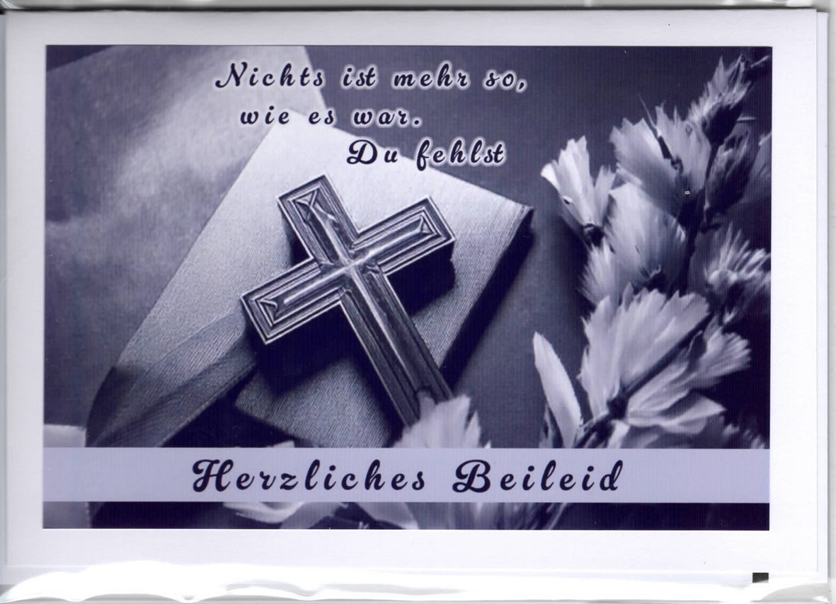 Fotokarte Trauer - Nichts ist es so wie es war. Du fehlst