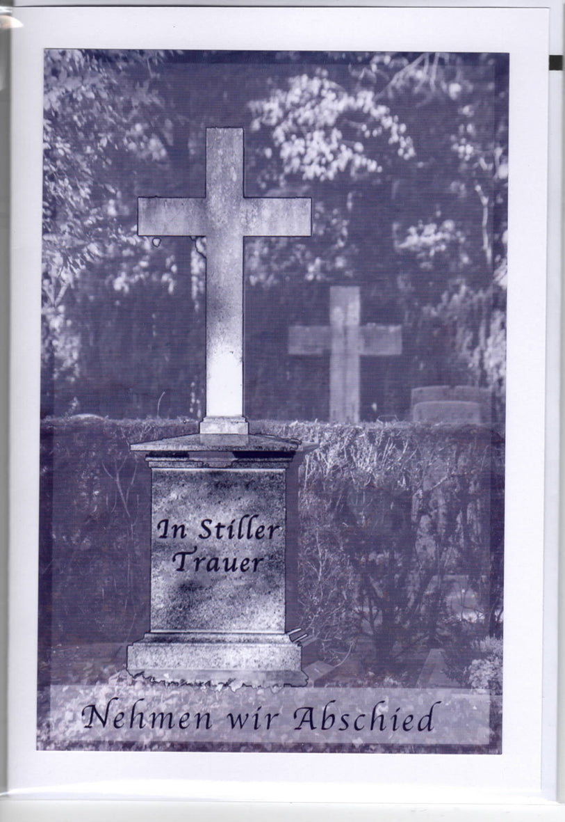 Fotokarte Trauer - In stiller Trauer