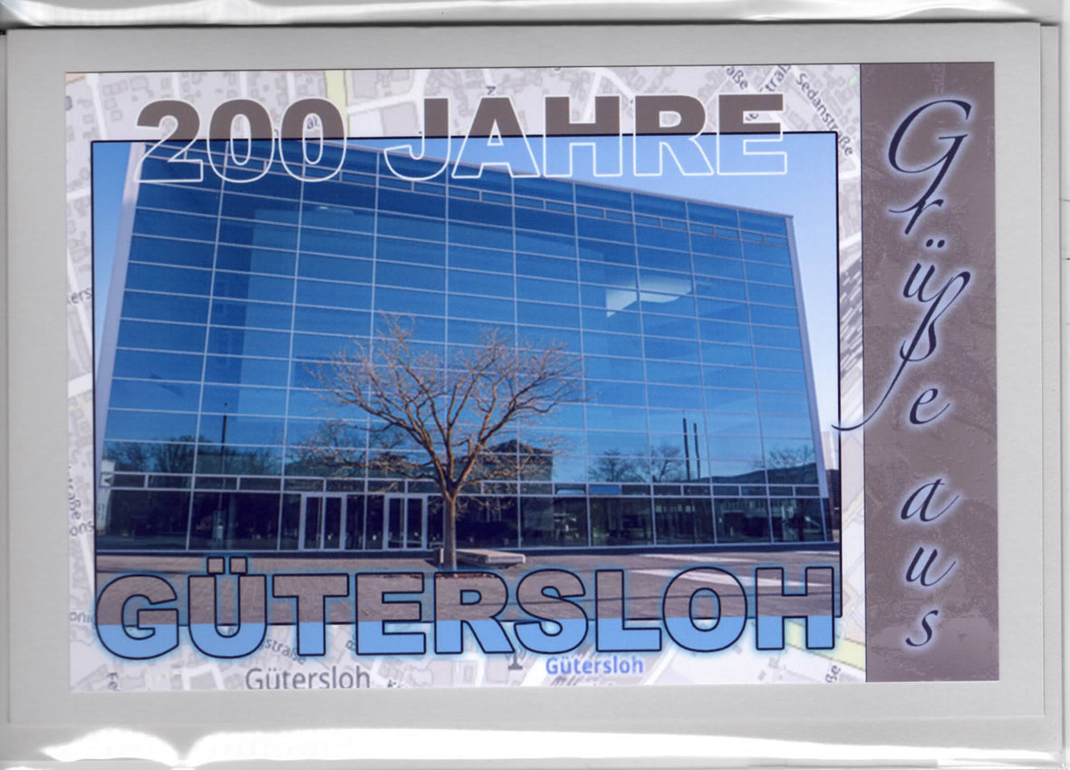 Fotokarte 200 Jahre - Grüße aus Gütersloh Theater