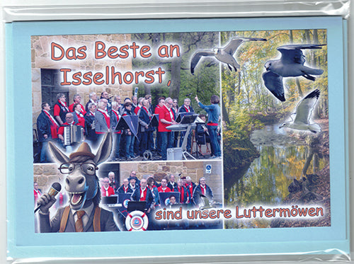 Fotokarte Das Beste an Isselhorst sind unsere Luttermöwen
