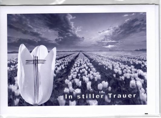 Fotokarte Trauer - In stiller Trauer