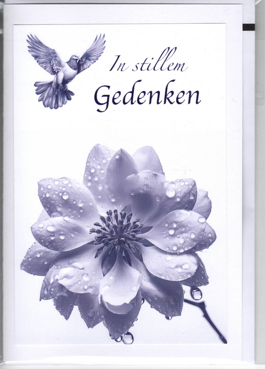 Fotokarte Trauer - In stillem Gedenken