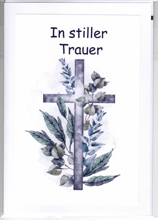 Fotokarte Trauer -  In stiller Trauer