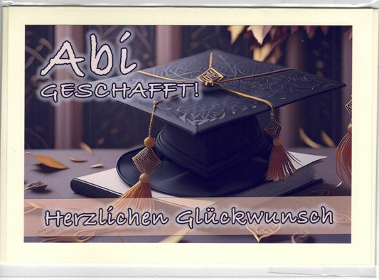 Fotokarte zum Abitur
